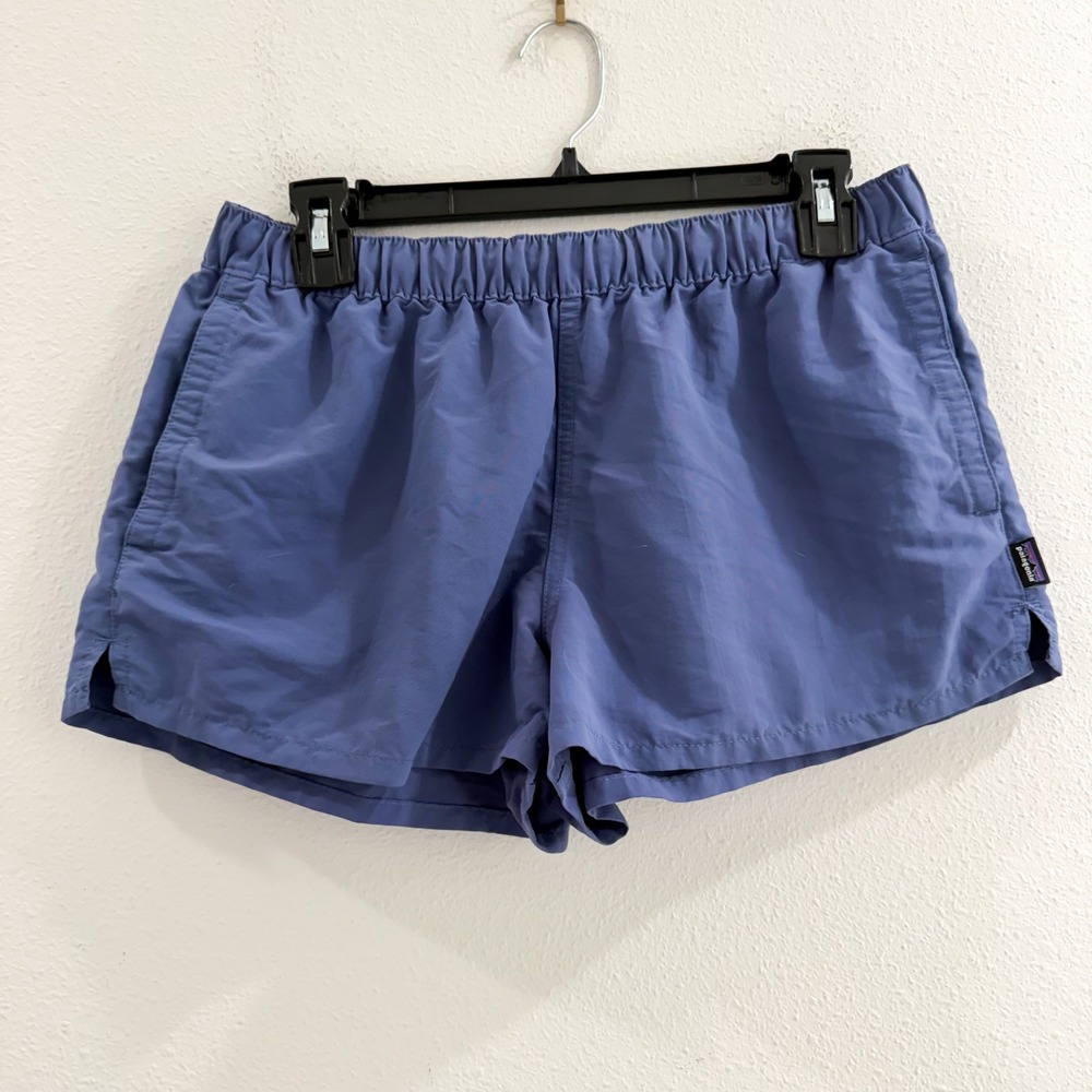 Patagonia Barely Baggies 2" Shorts Athletic Hiking Camping Purple Dusty Blue M - Picture 3 of 5